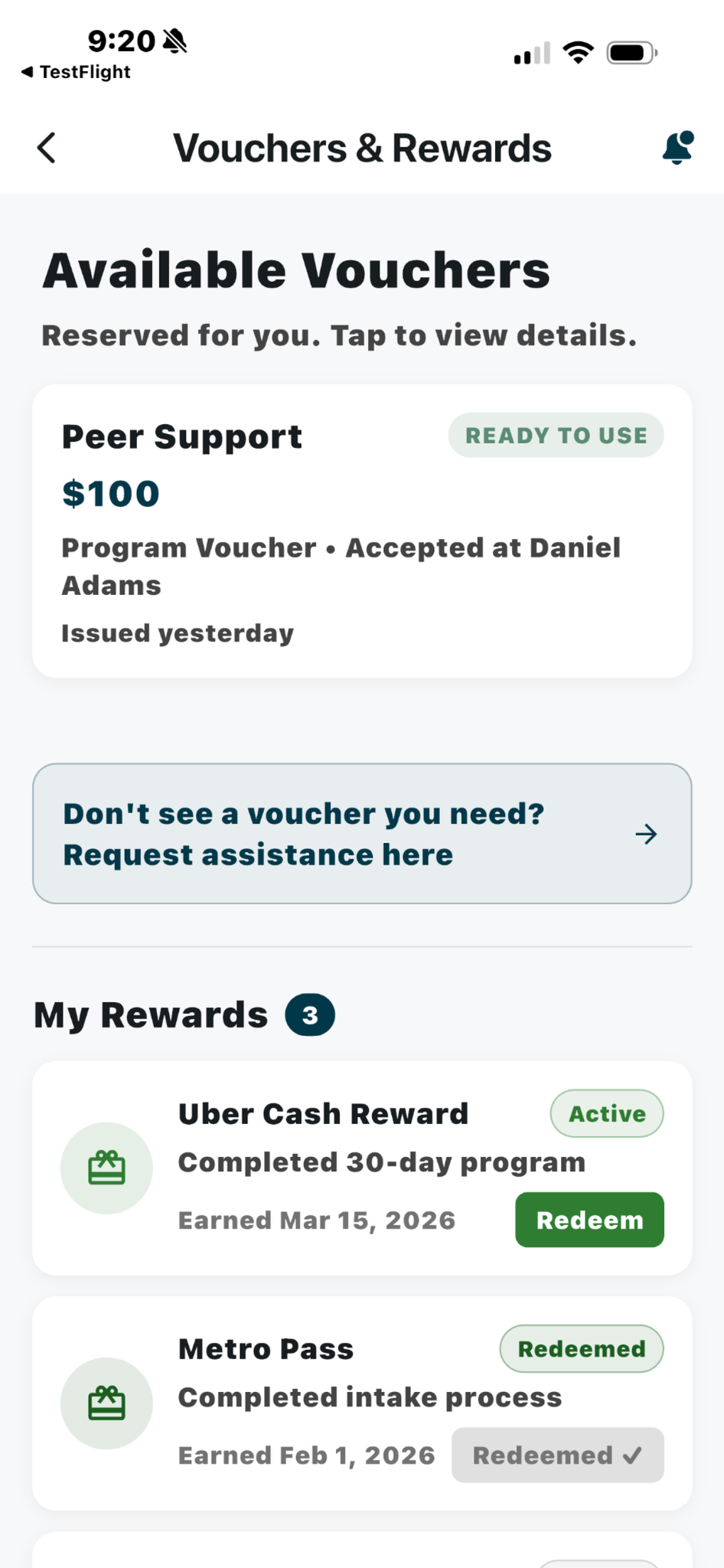 HealthBook — Rewards & Referrals